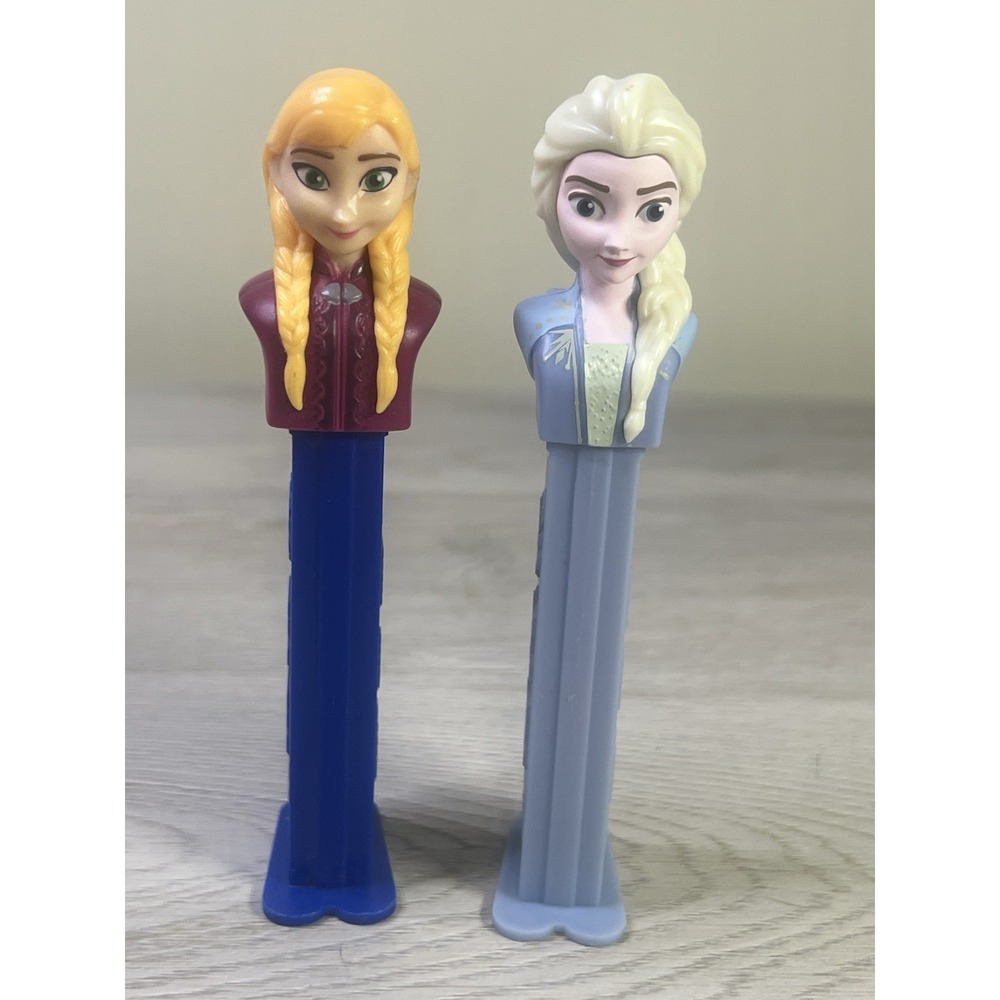 PEZ Elsa & Anna Frozen Disney Candy Dispensers Set Collectible Toy